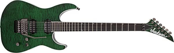 Jackson Pro Series Solist Sl2Q Mah Guitarra Electrica Transparent Green 2914223587