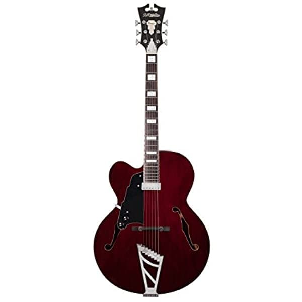 D'Angelico Premier Exl-1 Ciudad Del Cuerpo Hueco Guitarra Eléctrica Tailstep Tailpiece Trans Wine DAPEXL1TWNCTL