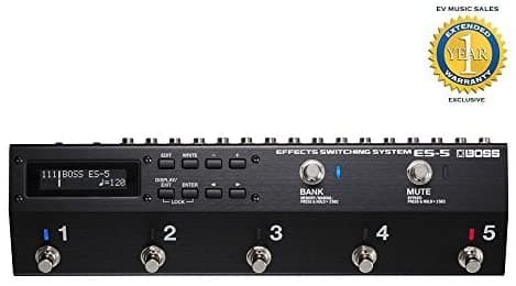 Boss Es-5 Efectos Sistema De Conmutación 1 Año Microfibra Y Extendida Free