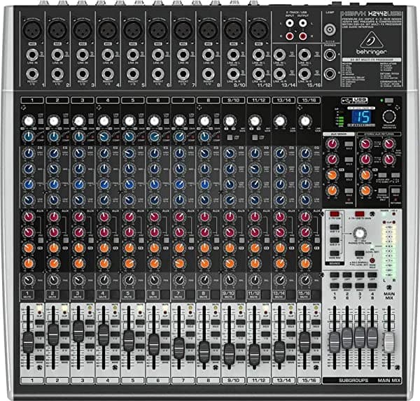 Behringer XENYX X2442USB Consola Mezcladora de 24 Entradas y USB Premium BEHX2442USB
