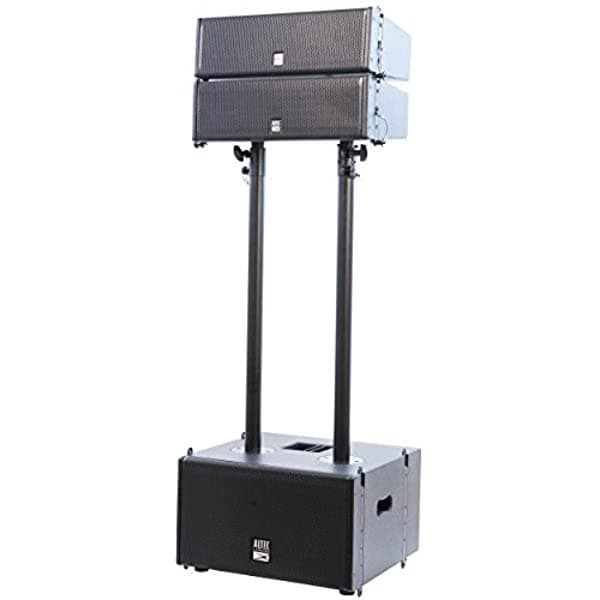 Altec Lansing Alx-2824La Ultra Potente 2000W Pico Ajustable Portátil Pro Audio Dual Stacked Line Array Sistema De Sonido Y Altavoces