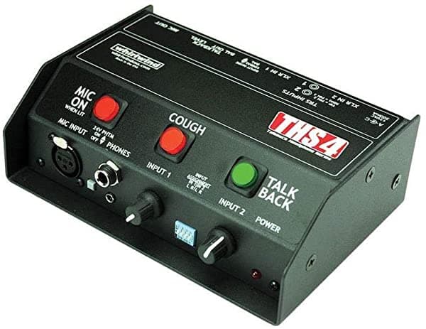 Whirlwind Ths 4 Talkback Auricular Box Y Antocador Sports Consola Controles De Volumen Entradas Individuales