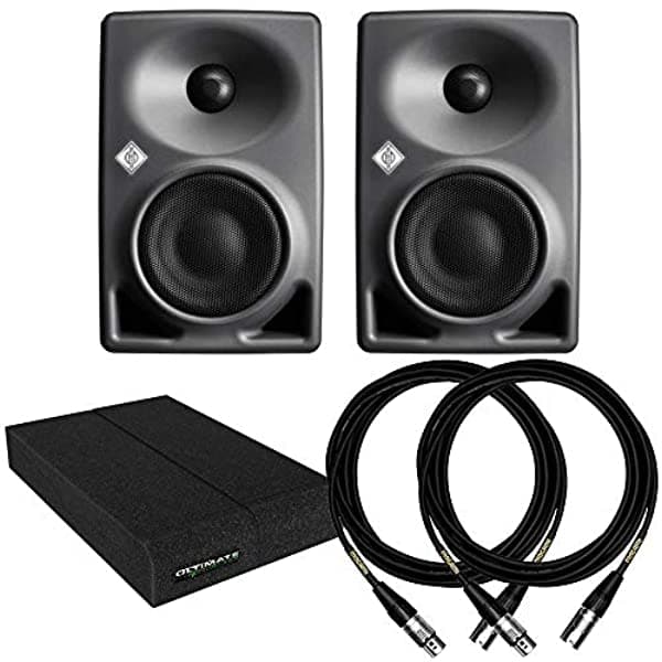 Neumann Kh80 Dsp - Monitor De Estudio Activo Con Almohadillas Acústicas Y Cables