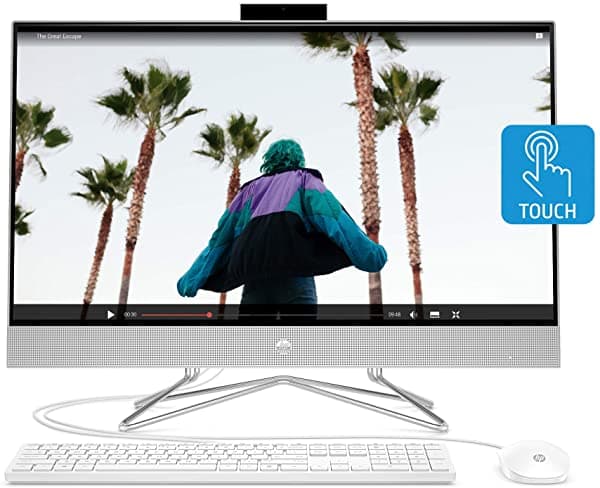 HP All-in-One 27-dp0160 Computadora de Escritorio, Pantalla 27", AMD Ryzen 5, 16GB RAM, 512GB SSD, Windows 10, Silver