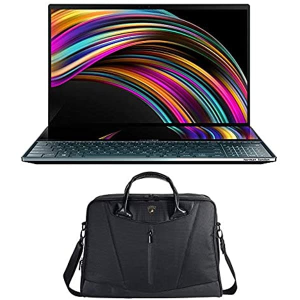 Asus Zenbook Pro Duo Ux581Gv-Xb74T 156" 4K Uhd Nanoedge Bisel Touch Intel Core I7-9750H 16Gb Ram 1Tb Pcie Ssd Geforce Rtx 2060 Windows 10 Pro Azul (Celestial Blue) UX581GV-XB94T