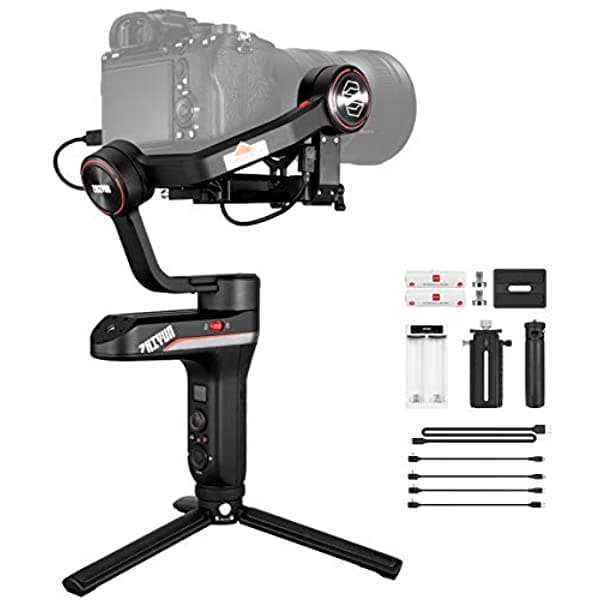 Zhiyun Weebill S Gimbal Estabilizador Para Cámara Dslr Y Sin Espejo Sony A7R3 A7M3 Canon 5D4 Eos R Nikon Z6 Z7 D850 Panasonic Gh5 Bmpcc 4K Fujifilm Sigma 3-Axis-Zhiyun-Weebill-S (Paquete Estándar) Weebill S Standard