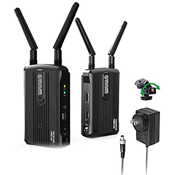HollyView Sistema De Transmisión De Vídeo Hdmi Inalámbrico Hollyland Mars 300 5G Transmisor De Imagen Y Receptor Kit De Soporte Hd 1080P 300 Pies Para Vlog Transmisión En Vivo Producción De Múltiples Cámaras HL-Mars-300