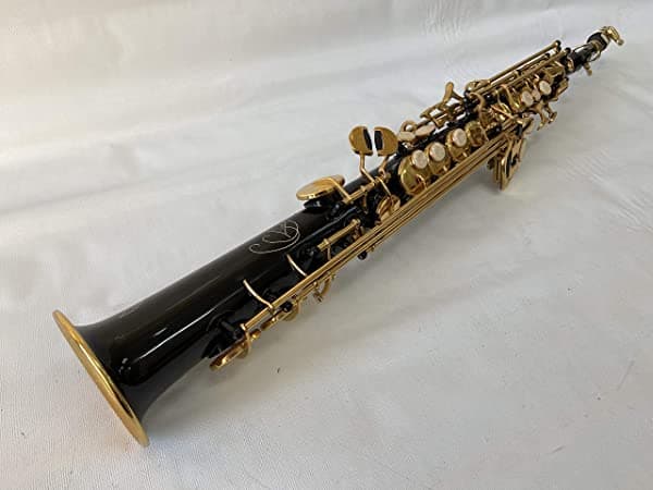 OPUS Profesional Negro Oro Soprano Saxofón Recto Nuevo