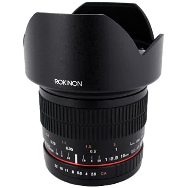 Rokinon - Lente Ángulo Ultra Ancho 10 Mm F2.8 Ed As Ncs Cs Tipo Ef Para Cámaras Digitales Canon Slr. 10M-C
