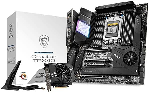 Placa Base Msi Creator Trx40 (Amd Strx4 Pcie Gen4 M.2 Usb3.2 Gen2X2 Ddr4 10G Lan Wi-Fi 6 Eatx)
