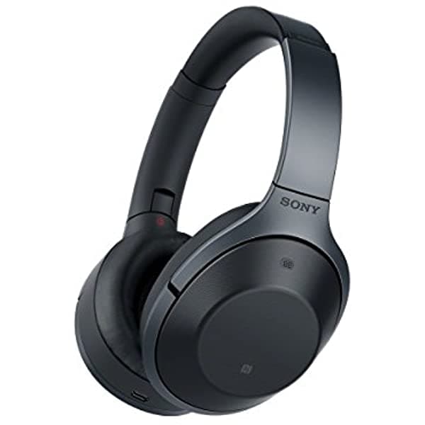 Sony MDR-1000X Auriculares Bluetooth con Cancelación de Ruido, Color Negro (Versión Internacional con Garantía Completa) MDR-1000X B
