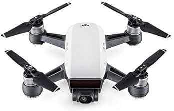 Amazon Renewed DJI Spark mini drone portátil Alpine White (Reacondicionado) (Unidad estándar)
