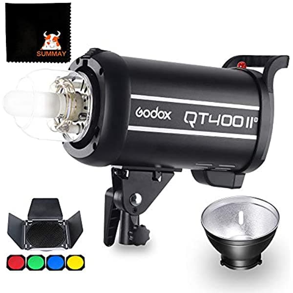 Godox Qt400Iim - Luz Estroboscópica Para Estudio (400 W 0.08 Oz)