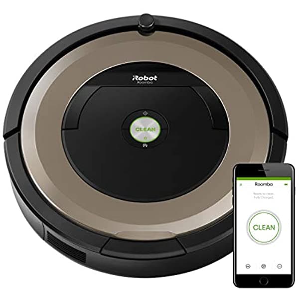 Irobot Roomba 891 Robot Vacuum - Conexión Wi-Fi Funciona Con Alexa Ideal Para Pelo De Mascotas Alfombras Pisos Duros R891020
