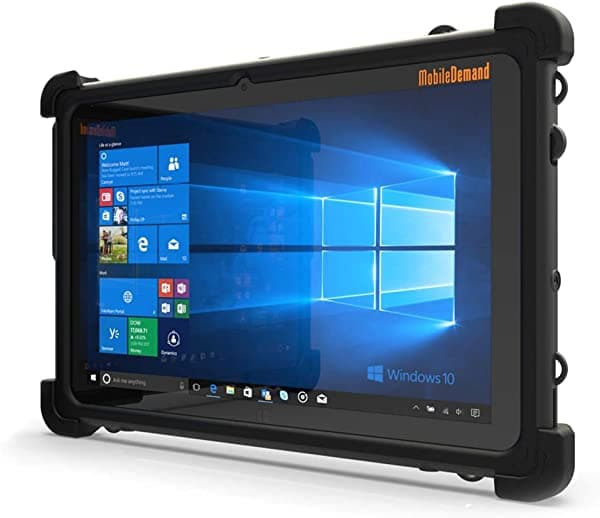 MobileDemand Flex 10B Tablet Rugerizada 10 pulgadas, Windows 11 Pro, Batería Liviana 3000mAh, 4GB RAM, Ideal para Uso Exterior y Negocios