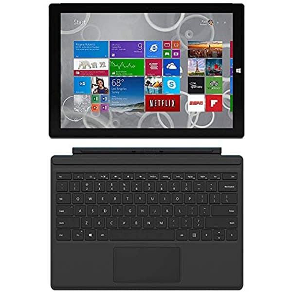 Amazon Renewed Microsoft Surface Pro 3 QL2-00015 12 Pulgadas Intel Core i5-4300U 8 GB de RAM 256 GB SSD con Teclado (Reacondicionado)