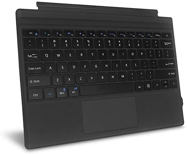 Fintie Microsoft Surface Pro 6/5 / Pro 4 / Pro 3 Type Cover Teclado Negro AKB0019-2US