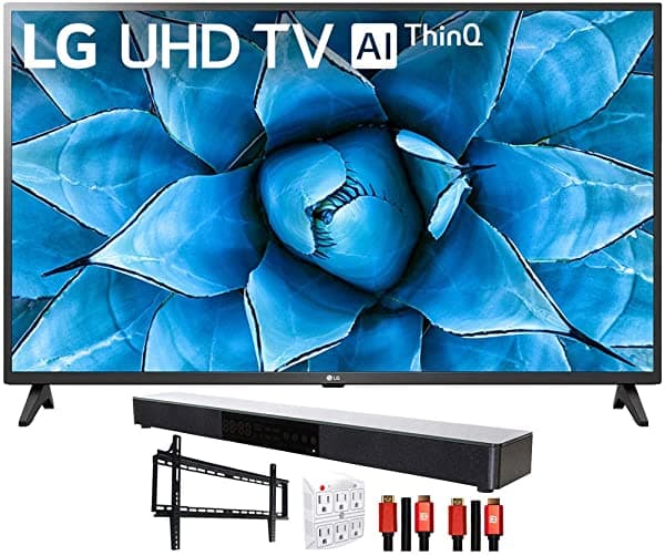 Lg 75Un7370Pue 75" Uhd 4K Hdr Ai Tv (2020) Con Deco Gear Soundbar Bundle E2LG75UN7370PUE