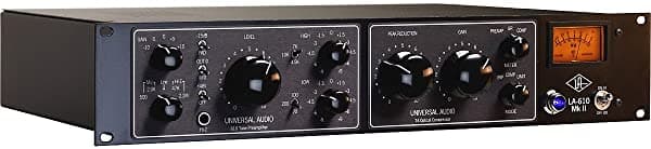 Universal Audio LA-610 MKII Previo de Micrófono y Compresor a Válvulas para Estudio de Grabación LA610M2