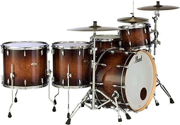 Pearl Sts944 X P/C314 Sesión Studio Select Series 4 Piezas Carcasa Pack (Hardware/Platillos No Incluidas) Brillo Barnwood Café