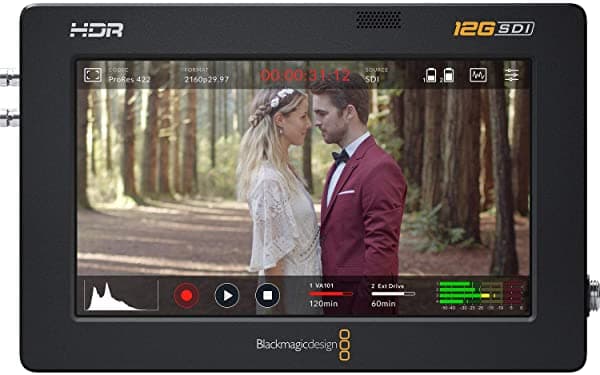 Blackmagic Design Video Assist 5" 12G-Sdi Hdmi Hdr Monitor De Grabación HYPERD/AVIDA12/5HDR
