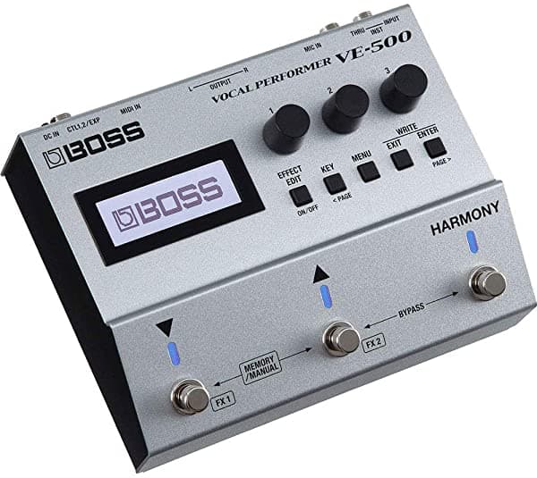 Boss Ve-500 - Pedal Para Performes Vocales (Incluye Auriculares Inalámbricos) VE-500 Vocal Performer