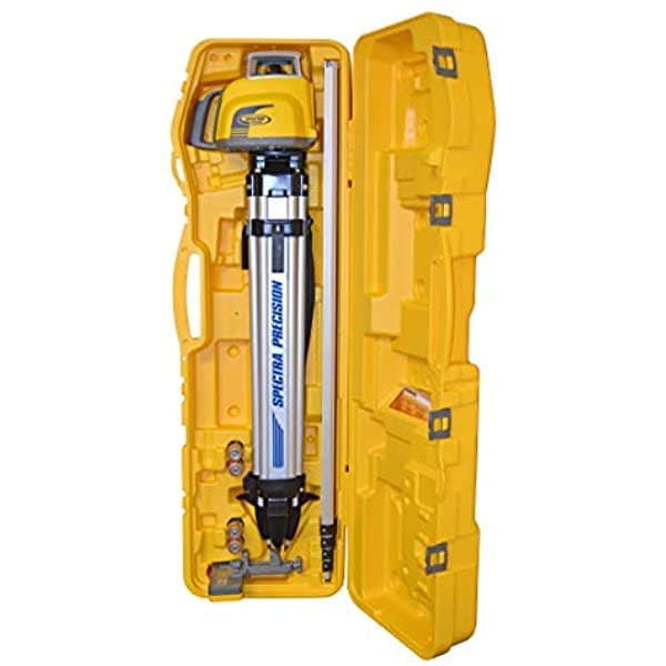 Spectra Precision Laser Ll300-1 Nivel Láser Automático Autonivelante Varilla De Grado De 10 Pulgadas (Décimas) Y Kit De Trípode LL300N-1