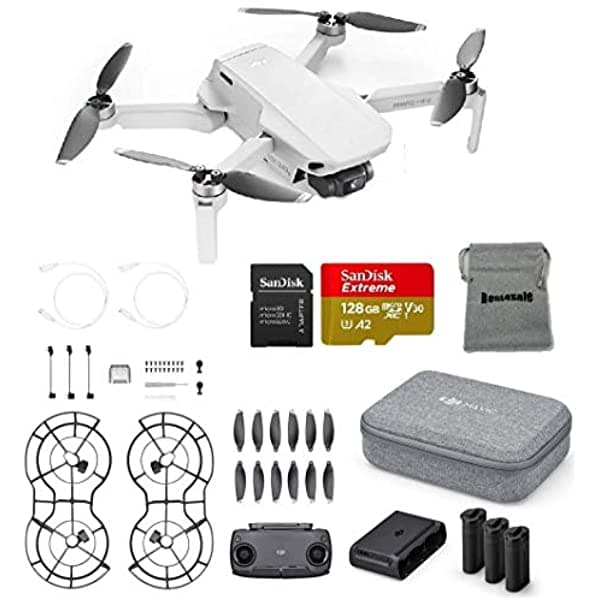 Dji Mavic Mini Fly More Combo Drone Flycam Quadcopter Bundle Con Tarjeta Sd Y Más
