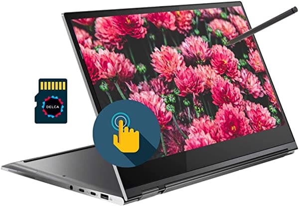 2020 Latest Lenovo Yoga C930 2-In-1 Laptop | 13.9" 4K Touchscreen | Intel Core I7-8550U 16Gb Ram 2Tb Pcie Ssd | Fingerprint Backlit Kb Thunderbolt Win 10 | Delca 16Gb Sd Card & Lenovo Active Pen