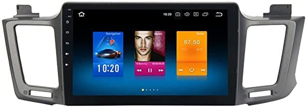 Dasaita Android 10.0 Estéreo para Auto para Toyota RAV4 2014 2015 2016 2017 2018 Radio con Pantalla de 10.2" y Navegación GPS y 4GB RAM 32GB ROM Unidad Principal