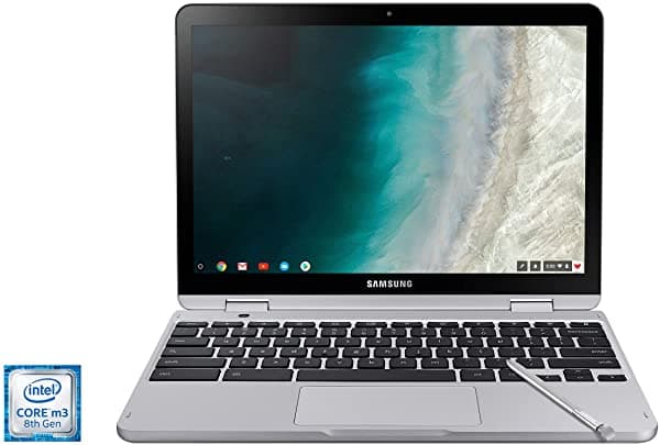 Samsung Xe520Qab-K02Us Chromebook Plus V2 2 En 1 Intel Core M3 4Gb Ram 64Gb Emmc Cámara De 13Mp Chrome Os 12.2" Relación De Aspecto 1610 Luz Titan