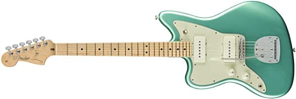 Fender American Pro Jazzmaster MN Lefty Mystic Seafoam con Estuche Rígido 113292785