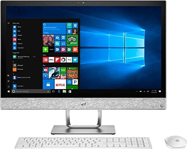 HP 24-R114 Pavilion AIO - 23.8" FHD Táctil - Core i5-8400T - 12GB RAM - 2TB HDD - Blanco