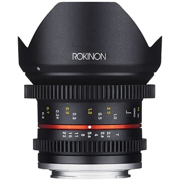 Rokinon Cine Cv12 M-E 12 Mm T2.2 Cine Lente Fijo De Para Sony E-Mount Y Otras Cámaras