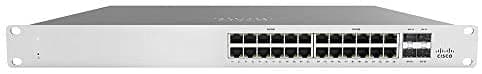 Unknown Cisco Meraki Ms120-24 1G L2 Cloud Managed 24X Gige Switch Plus Ms120-24 Enterprise Seguridad Y Soporte De 5 Años Bdl MS120-24-HW