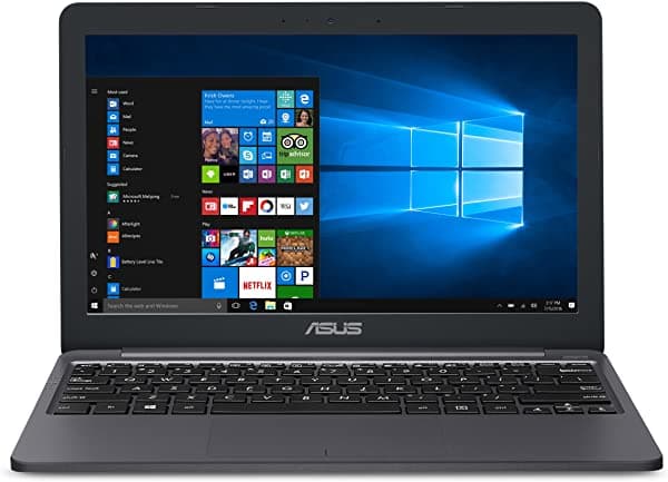 ASUS VivoBook L203MA Laptop Ultrafina, Procesador Intel Celeron N4000, 4GB LPDDR4, 64GB eMMC, Pantalla HD de 11.6”, USB-C, Windows 10 en Modo S (Cambio a Pro), L203MA-DS04, Un Año de Microsoft Office 365