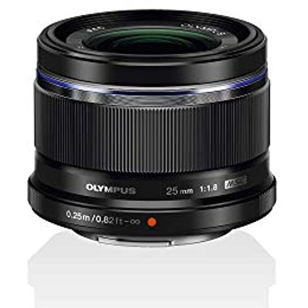 Olympus 25 Mm F1.8 Intercambiables Lente Fijo De - Versión Internacional (No De Garantía) Negro EZ-M2518