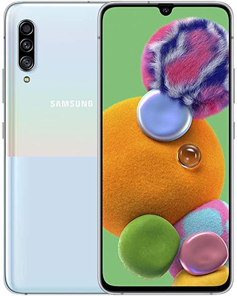 Samsung Galaxy A90 (5G) 128Gb/6Gb Ram Sm-A908B (Sólo Gsm Sin Cdma) Smartphone Android Desbloqueado De Fábrica - Versión Internacional Blanco SM-A908BZWABTU