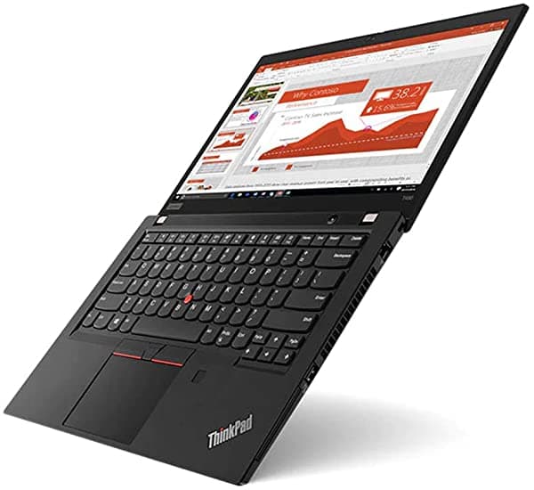 Lenovo Thinkpad T490 14" Full Hd Business Portátil Intel Core I7-8565U (Hasta 460 Ghz) 8Gb Ram 256Gb Ssd Windows 10 Pro. 20N20028US