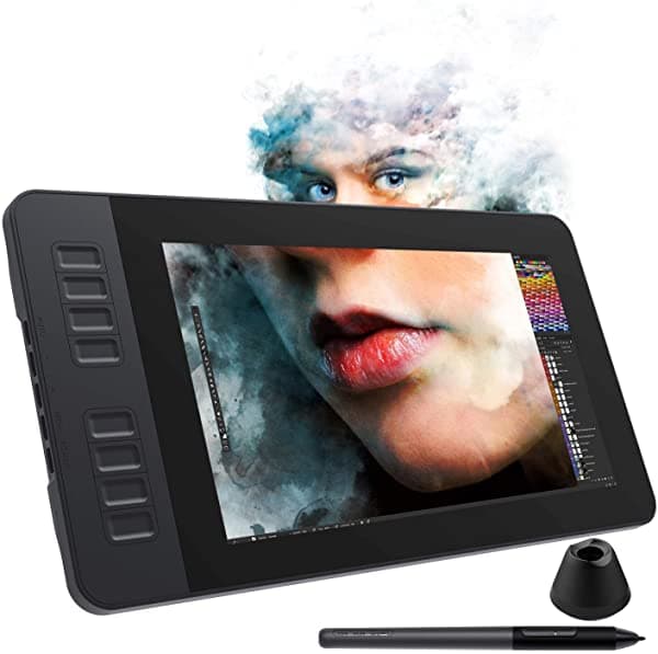 Gaomon Pd1161 11.6 Pulgadas Hd Ips Tilt Soporte Gráficos Dibujo Pantalla Con 8 Atajos Y 8192 Niveles Sin Batería Ap50 Stylus