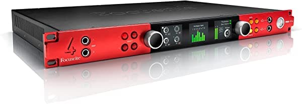 Focusrite Rojo 4Pre 58-In/64-Out Thunderbolt 2 Pro Tools Interfaz De Audio Hd Y Dante Compatible AMS-RED-4-PRE