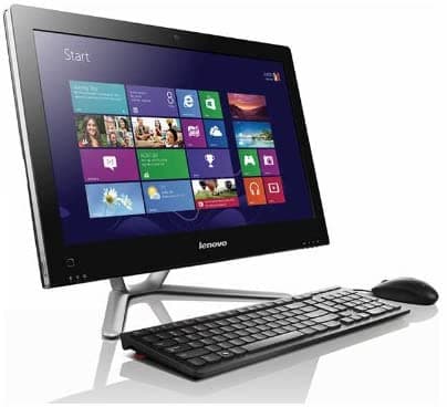 Lenovo Desktop (Negro/Aluminio Cepillado) Negro/Aluminio Cepillado 23 Pulgadas 57312695
