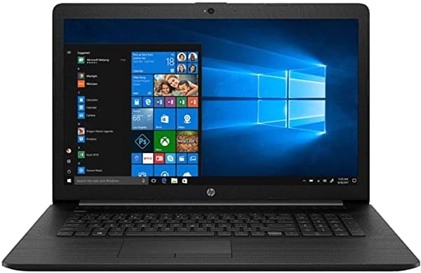 HP - Notebook 17-by1053dx de 17.3" Procesador Core i5-8265U Memoria de 8 GB Unidad de Estado Sólido de 256 GB Windows 10 Home en Modo S Color Negro Azabache 7QK06UA