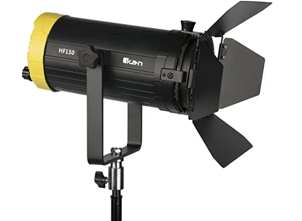 Ikan Hf150 Helia 150 W 4" Fresnel Bi-Color Luz Led Con Dmx Color Negro