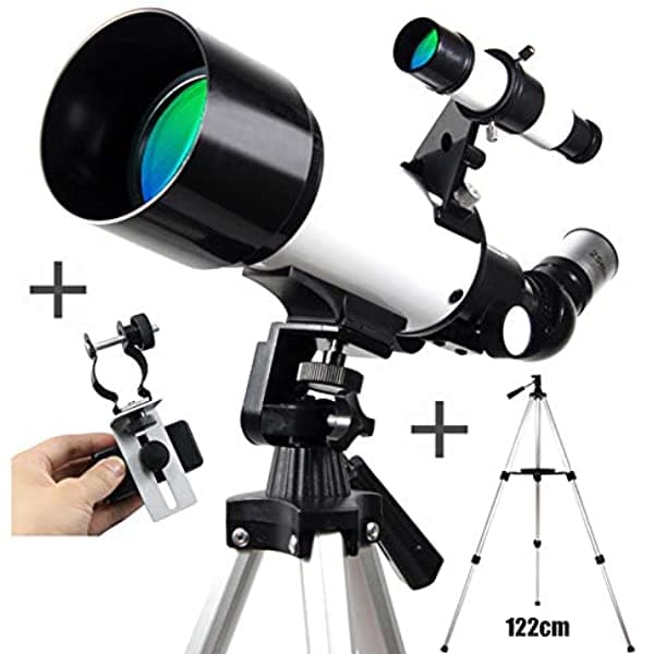 Qnlly - Telescopio Astronómico Profesional Con Trípode De Alta Velocidad Telescopio Para Ver La Luna Y Astronomía