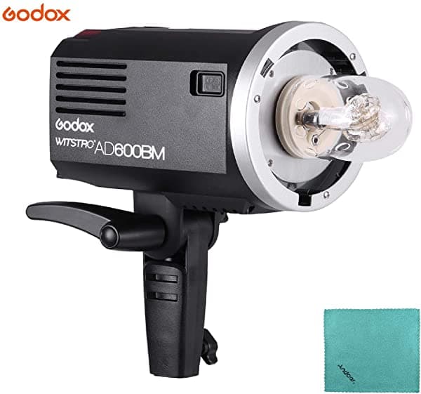 Godox AD600BM Flash Strobe 600Ws GN87 HSS 1/8000s Outdoor Flash Strobe 2.4G Inalámbrico X Sistema con Batería Li-Ion de 8700mAh Ión de Litio Recargable