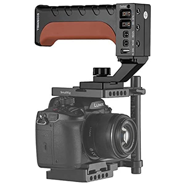 Soonwell D-Tap Cargador De Viaje Para Ph70 Power Handle V-Mount/V Lock/Gold Mount Baterías PH70-BLACK