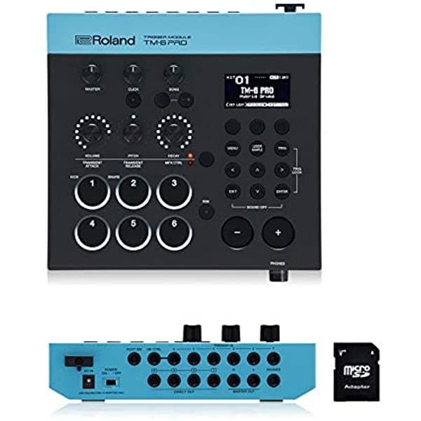 Roland Tm-6 Pro - Módulo De Disparador De Tambor Con Tarjeta Ev Music De 32 Gb