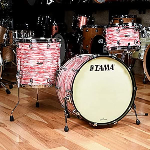 Tama Starclassic - Juego De 3 Cáscaras De Arce Color Rojo Y Blanco