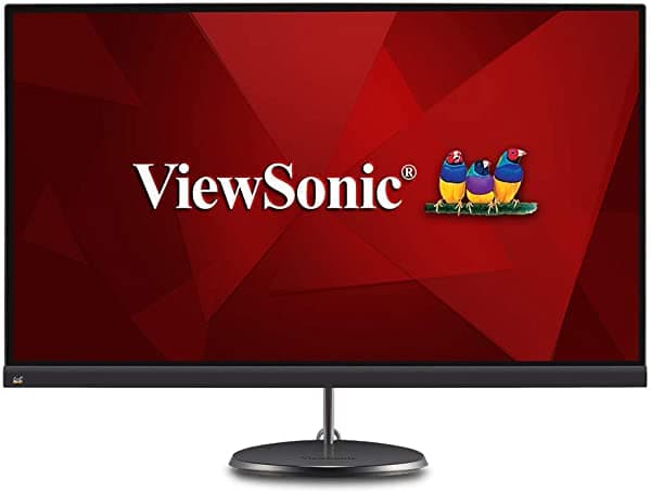 Viewsonic Vx2785-2K-Mhdu Monitor Ips Sin Marco De 27 Pulgadas 1440P Con Entradas Usb 3.2 Tipo C Hdmi Displayport Y Freesync Para El Hogar Y La Oficina